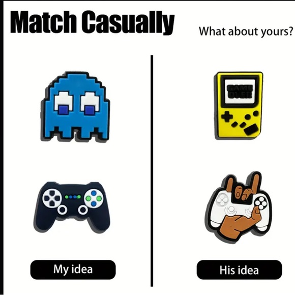 ‼️$7‼️ 12pcs Cute PVC Shoe Charms for Video Game Fans 🎮 - Picture 3 of 6